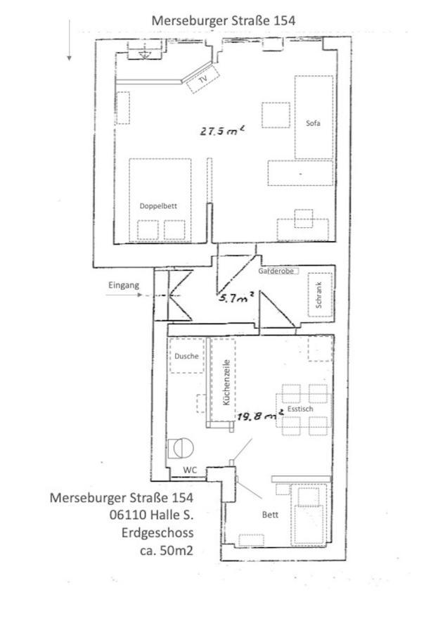 Appartement "Gudrun" Inklusive Parkplatz Halle  Εξωτερικό φωτογραφία